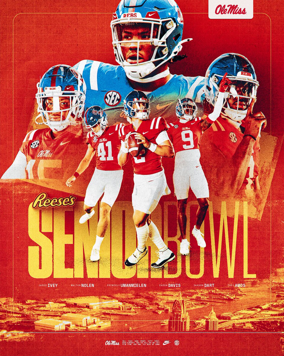 OleMissFB's tweet photo. Good Luck to Our Guys in Mobile Today!

📺 @nflnetwork 
⏰ 1:30 PM CT

@seniorbowl | #HottyToddy https://t.co/F6eoQuWB3F