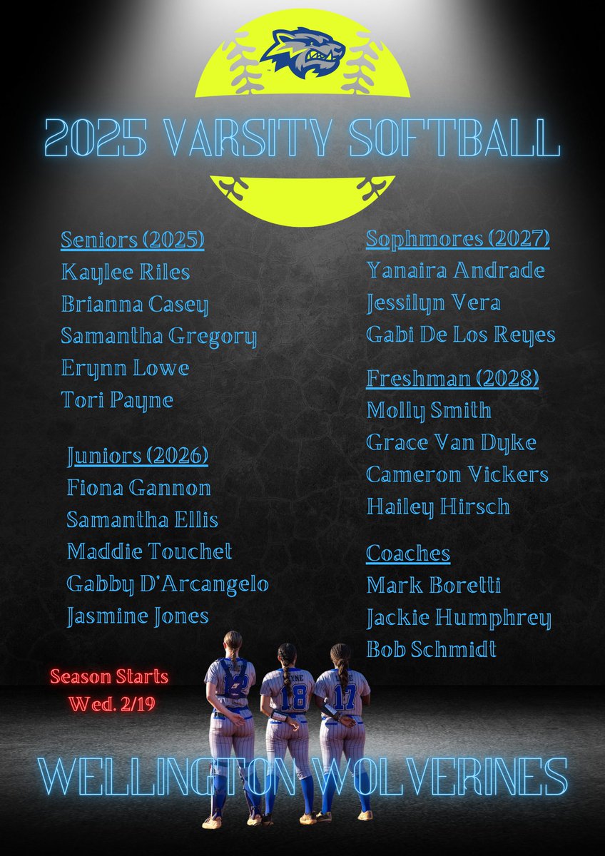 Roster is set! Season starting soon.... #gowolverines #gowelly
