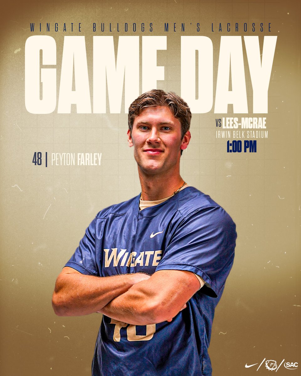 WU_Bulldogs's tweet photo. GameDay for @WingateLacrosse 🥍 !!
🆚 @LMCBobcats
📍 Wingate, NC (Irwin Belk Stadium)
⏰ 1 PM
📽️ https://t.co/4uZ3YPZguo
📊 https://t.co/QLk4ye10gW
📰 https://t.co/GMDnNAnmcL
#OneDog | #WUMLAX https://t.co/lyW5QTk6fW