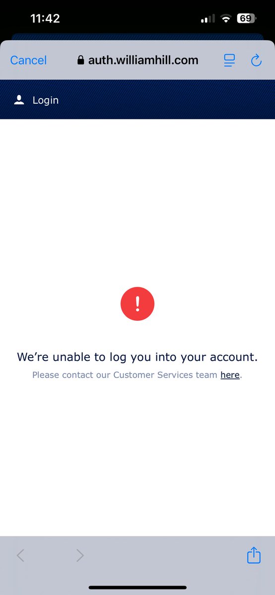 tradingnorts's tweet photo. @WillHillHelp in need of customer support but cannot get anything to work. https://t.co/aazkQ1bfw0