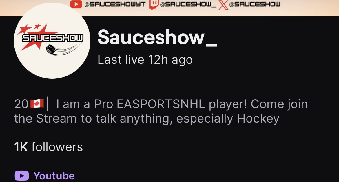 1K on <a href="/Twitch/">Twitch</a>🤯! Appreciate all you beauties for the love and support. Let’s keep rolling! Twitch.tv/sauceshow_