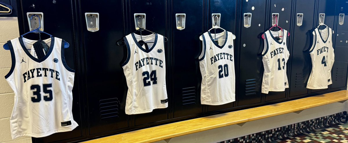 ITS GAME DAY!! Sporting our new uniforms for the first time this season! #pennstatefayette #pennstatefayettewomensbasketball #pennstate #pennstate #MichaelJordan
