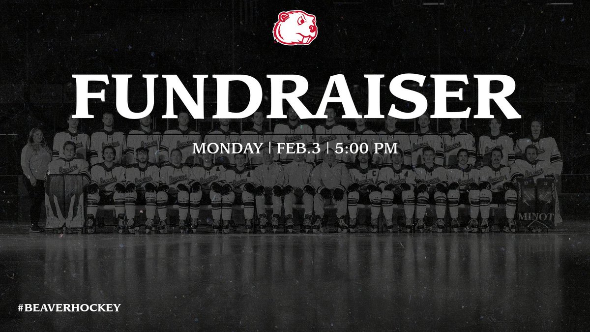 You’ve supported us all season Beaver fans, and now we need you more than ever!

It is our HUGE email/text-a-thon drive on Monday. This fundraiser goes DIRECTLY to Minot State Men’s Hockey, and will help us down the stretch in a big way.