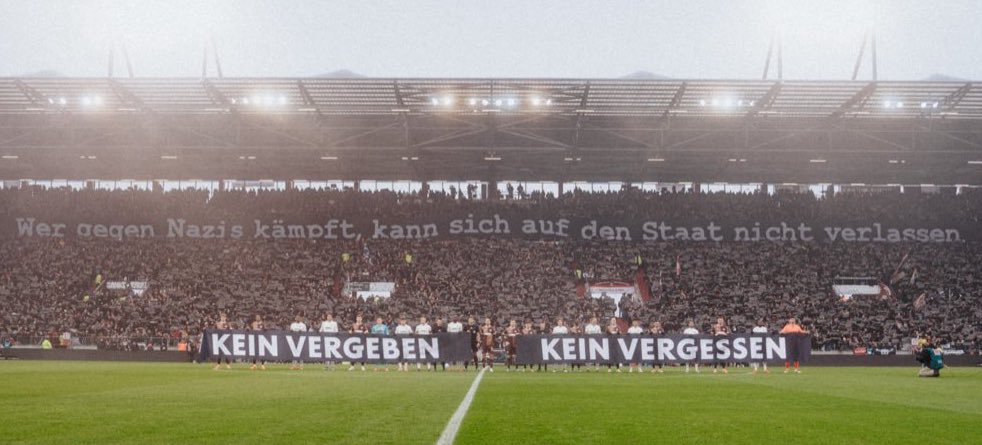 „Wer gegen Nazis kämpft, kann sich auf den Staat nicht verlassen - kein Vergeben, kein Vergessen“ 

St. Pauli bleibt stabil