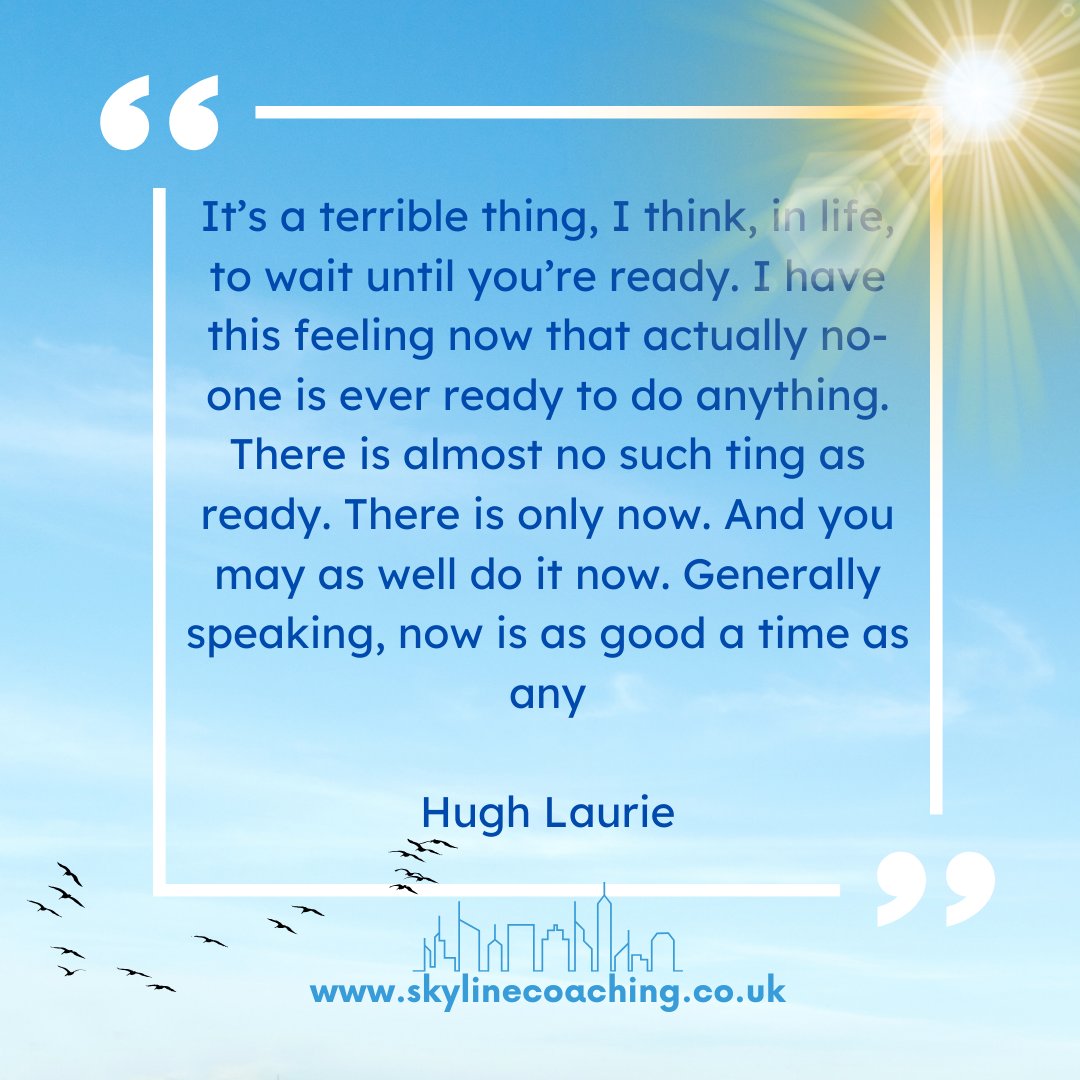 None of us are ever fully ready for what life throws our way. But that's the beauty of it – embracing the unknown, being brave &amp; stepping out of our comfort   zones

So the next time an opportunity comes knocking, even if you feel unprepared, seize it with both hands. Say "yes"