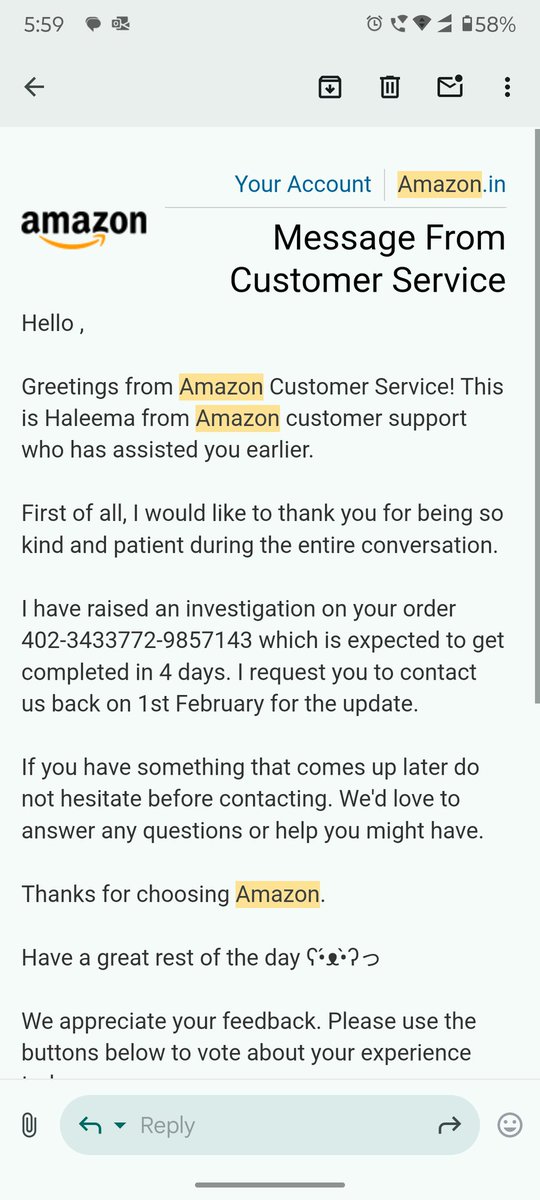 avinashhm06's tweet image. You all are just making fool of customer, after following up for 1 month now not ready to refund the amount or pickup the product also. Why it was written that exchange elegible within a week if u don't want to accept the return 
#ConsumerAwareness #JagoGrahakJago #amazonCheater