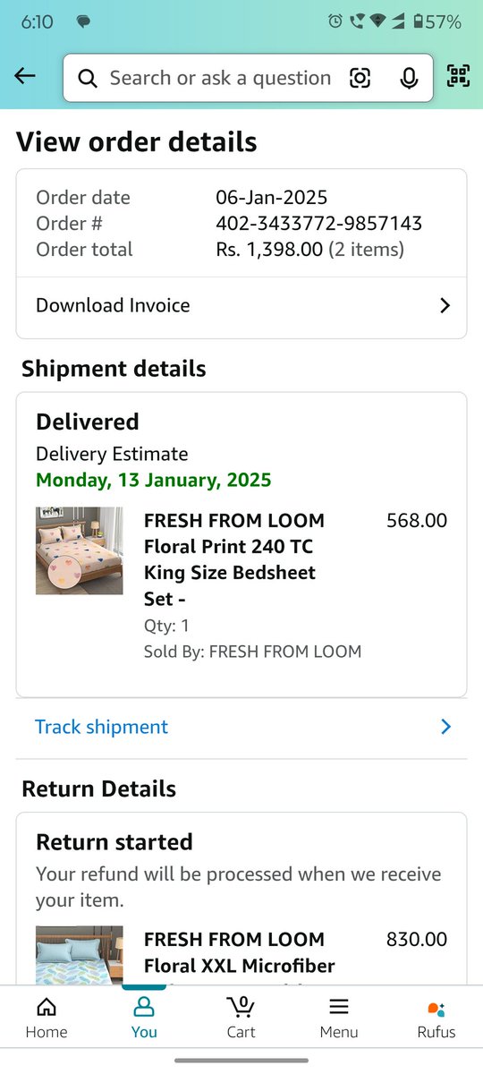 avinashhm06's tweet image. You all are just making fool of customer, after following up for 1 month now not ready to refund the amount or pickup the product also. Why it was written that exchange elegible within a week if u don't want to accept the return 
#ConsumerAwareness #JagoGrahakJago #amazonCheater