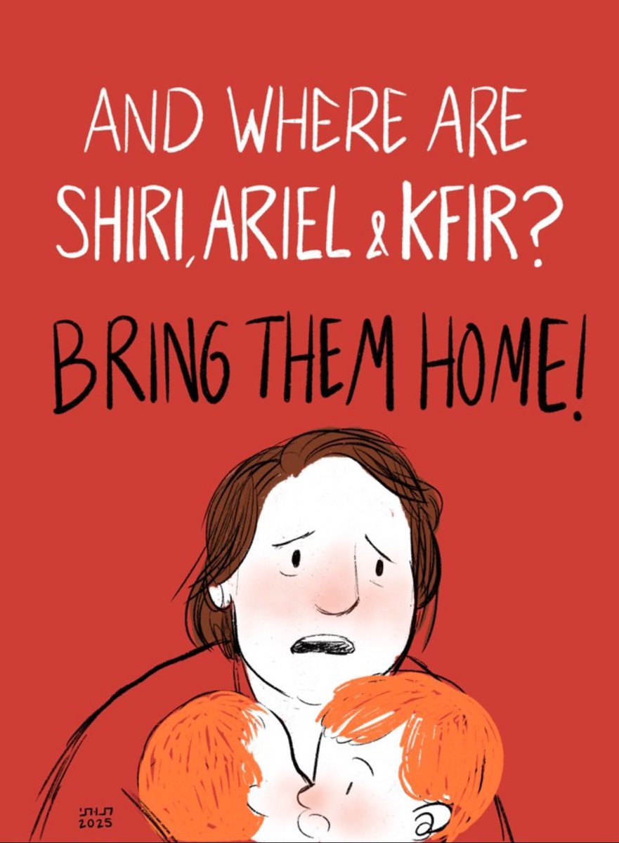 Me descompone, me enferma y llena de asco, odio y horror que no esté todo el mundo exigiendo la liberación de los bebés #Bibas y su mamá.
Deberíamos pintar las redes sociales de naranja, seas judío, católico, ateo o un asco pro palestino.
Que vergüenza el silencio de los famosos.