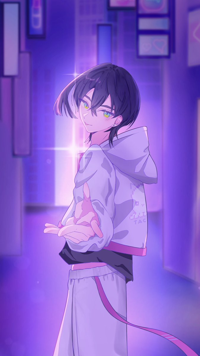 Reitt101's tweet photo. 過去絵リメイクです

#オリジナルキャラ　#OC https://t.co/yzZNDFc7QX