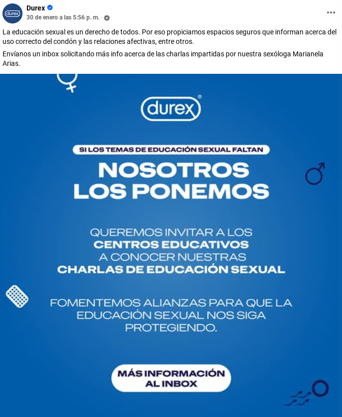 Cuando una marca de condones es más responsable y tiene más conocimientos que el presidente de un país...