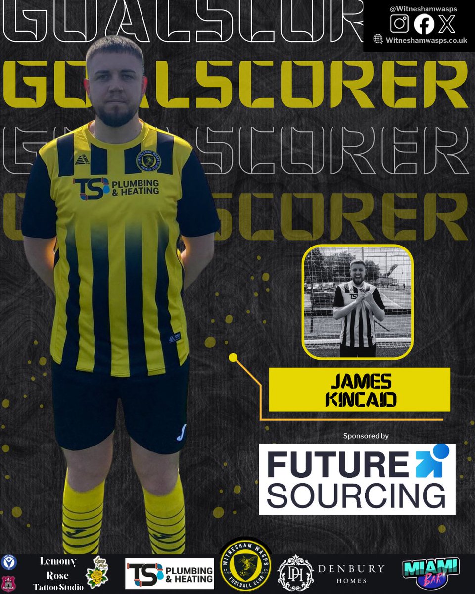 Witnesham Wasps FC (@witneshamwasps) on Twitter photo GOOOAAALLLL | James Kincaid
What a strike from Kinny! Daz sets it back for him on the edge of the box and <a href="/JKincaid_07/">James Kincaid</a> hits it first time into the far corner.
🎷 0-6 🐝
#UpTheWasps GOOOAAALLLL | James Kincaid
What a strike from Kinny! Daz sets it back for him on the edge of the box and <a href="/JKincaid_07/">James Kincaid</a> hits it first time into the far corner.
🎷 0-6 🐝
#UpTheWasps