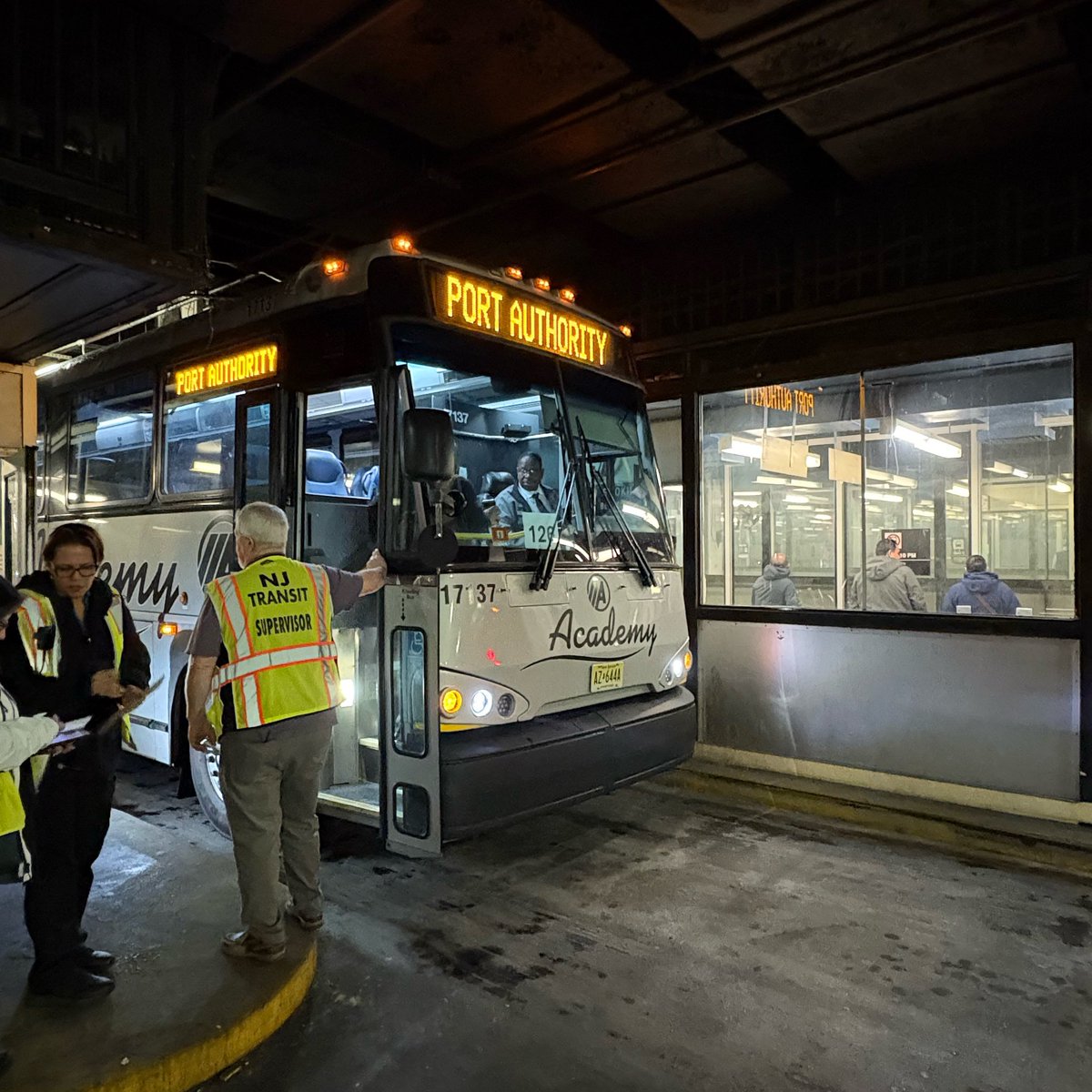 Academy Bus (@academybus) on Twitter photo Day 1 of the short-term Hoboken <a href="/PATHTrain/">PATH Train</a> shuttle to the PABT was a success. Looking forward to a busy month. Day 1 of the short-term Hoboken <a href="/PATHTrain/">PATH Train</a> shuttle to the PABT was a success. Looking forward to a busy month.