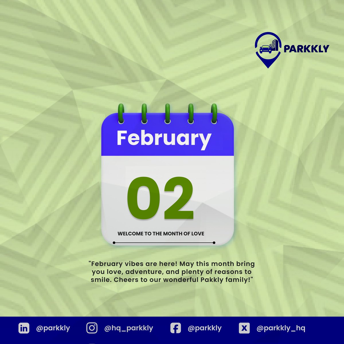 Just a blink and it's a new month.

To smarter cities this February 🌆

#Parkkly #SmartCities #NewMonth