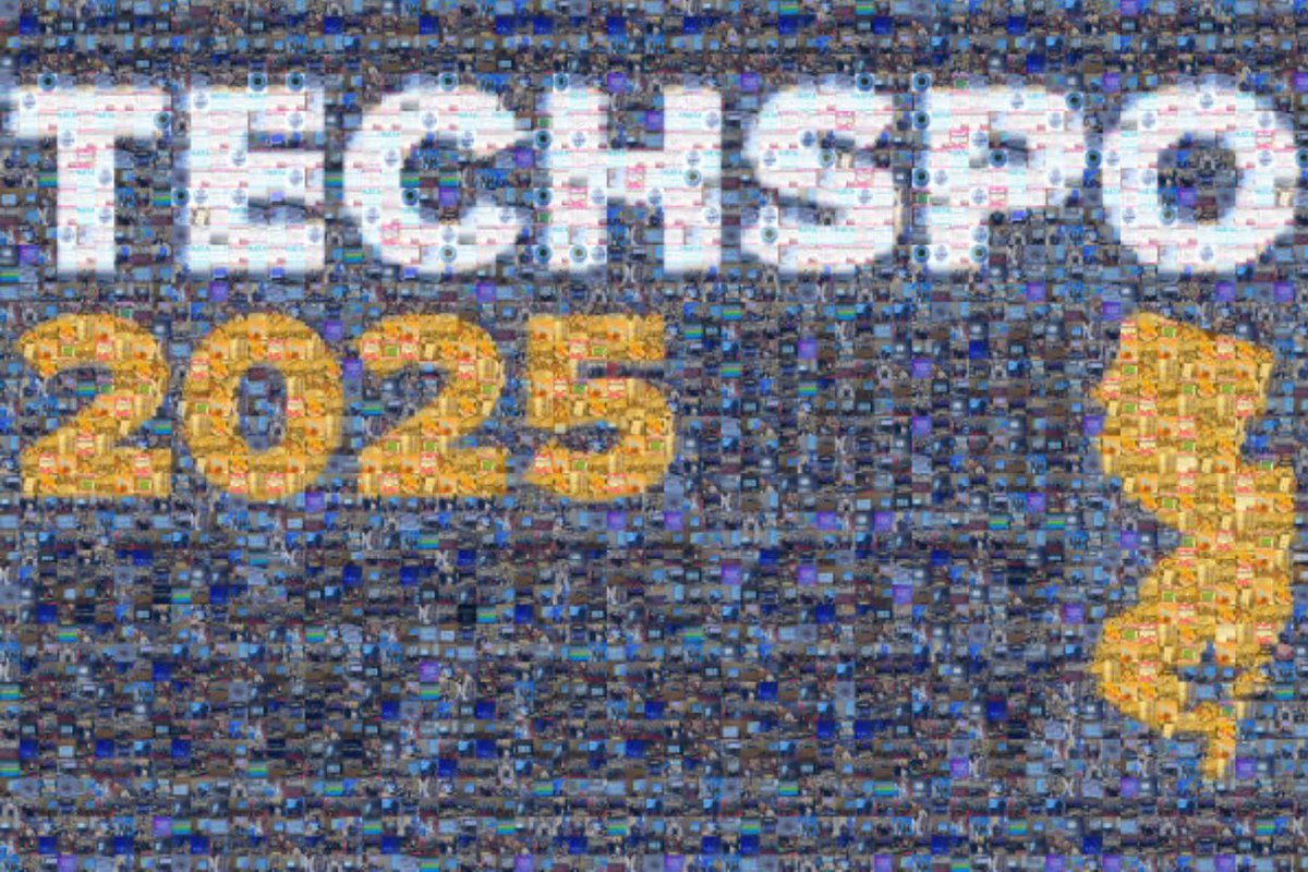 kerszi's tweet image. 🔍 Click the link to enjoy a cool zoomie mosaic experience with some photos from #Techspo!  (Disclosure: I scrubbed social media for some of these images and “borrowed” them for this.) 
🔗 picturemosaics.com/photo-mosaic-t… 
@GlennGRobbins @fil_santiago @lmcocco @ScottRRocco @evanabramson…