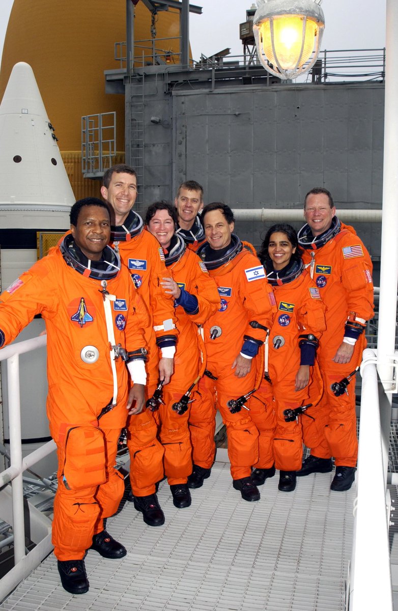 22 years ago, we tragically lost the Columbia STS-107 crew upon reentering the atmosphere. We will never forget the lives and legacy of Rick Husband, William McCool, Michael Anderson, David Brown, Kalpana Chawla, Laurel Clark, and Ilan Ramon. 

#NASARemembers