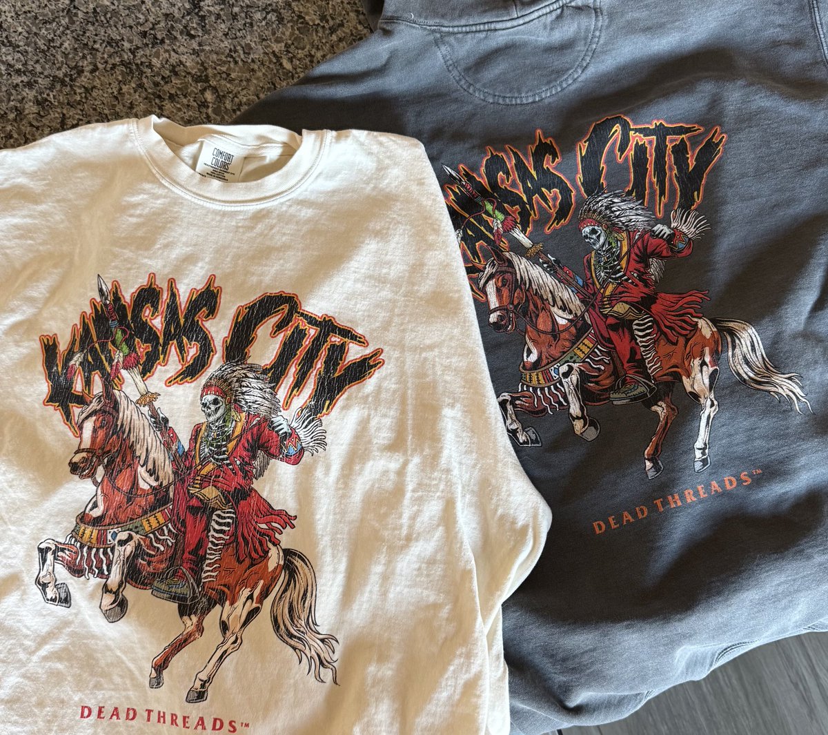 Yo s/o to <a href="/DeadThreads_23/">Dead Threads Apparel</a> for the care package! Check them out and keep an eye out for this new design they are working on right now💀🔥