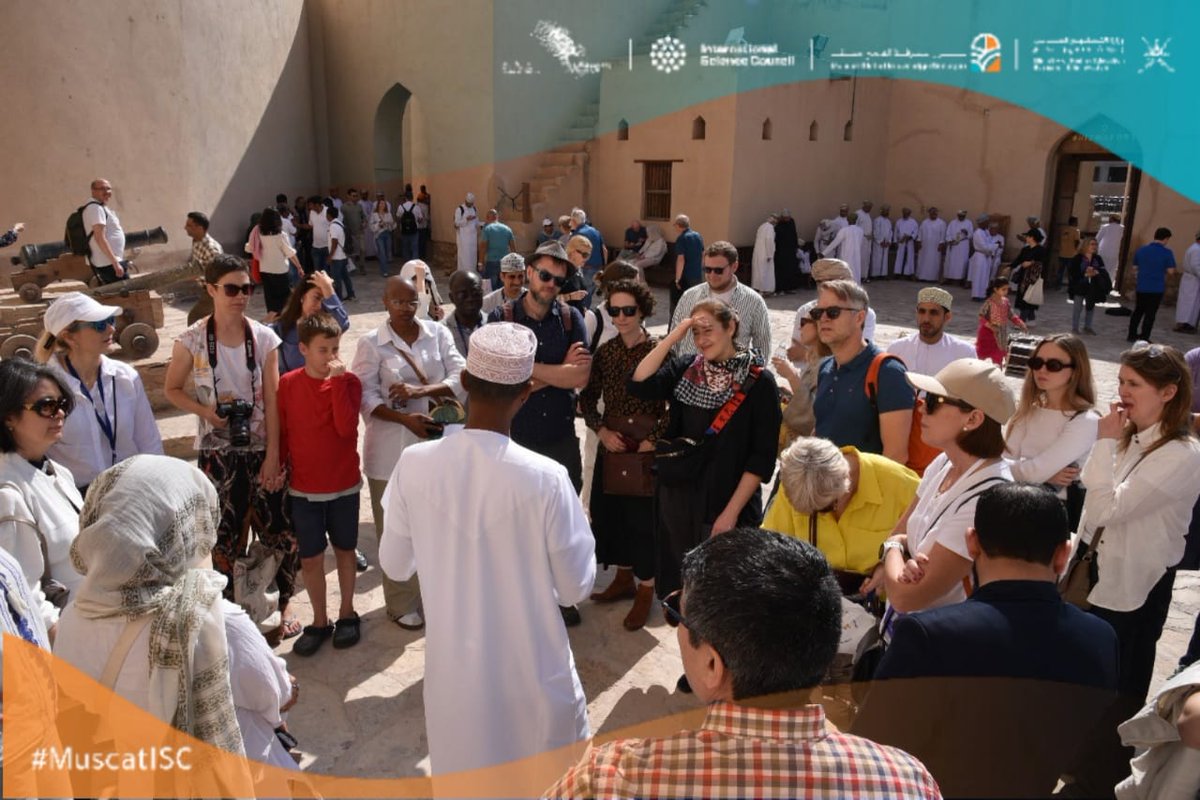 RIA_OMAN's tweet photo. The General Assembly of the International Science Council members and participants #MuscatISC visited #Nizwa city and @oaam_oman. 

@moheriom
@ISC
@ISCAsiaPacific https://t.co/9VYdh5cQA1