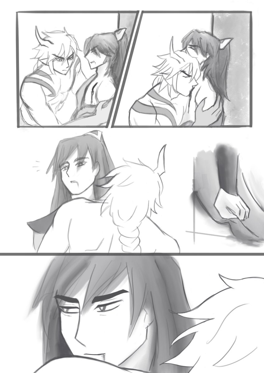 flariah_'s tweet photo. heavenscale ezreal+enduringsword talon+nightbringer kayn AU with /ramyunae
#talkayn #kayntal #talon #kayn https://t.co/daHE0VJGiz