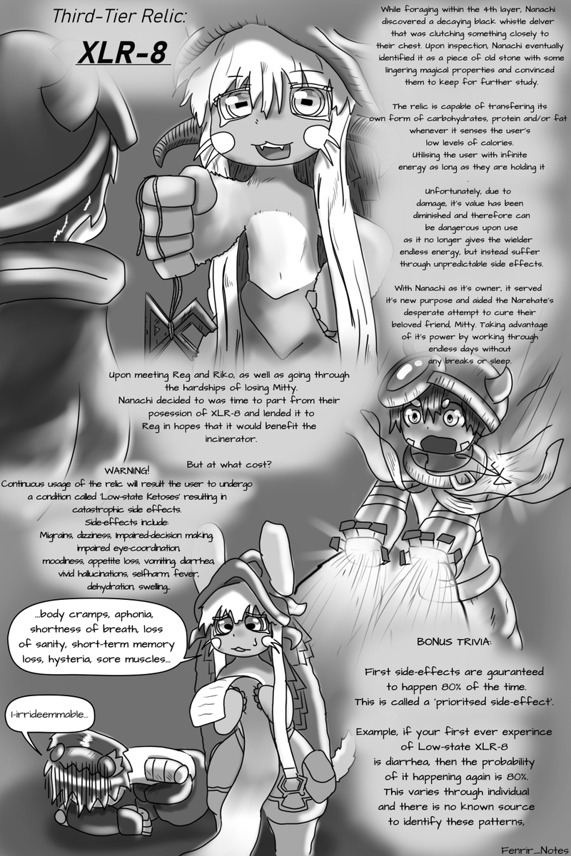 Fenrir_Notes's tweet photo. I made a 'what if' fan manga of Reg finding a "solution" to his incinerator. (Takes place right after Mitty's department in season 1.) (My first time doing this type of thing.) #Madeinabyss #miabyss #メイドインアビス https://t.co/NrtKCLeclD