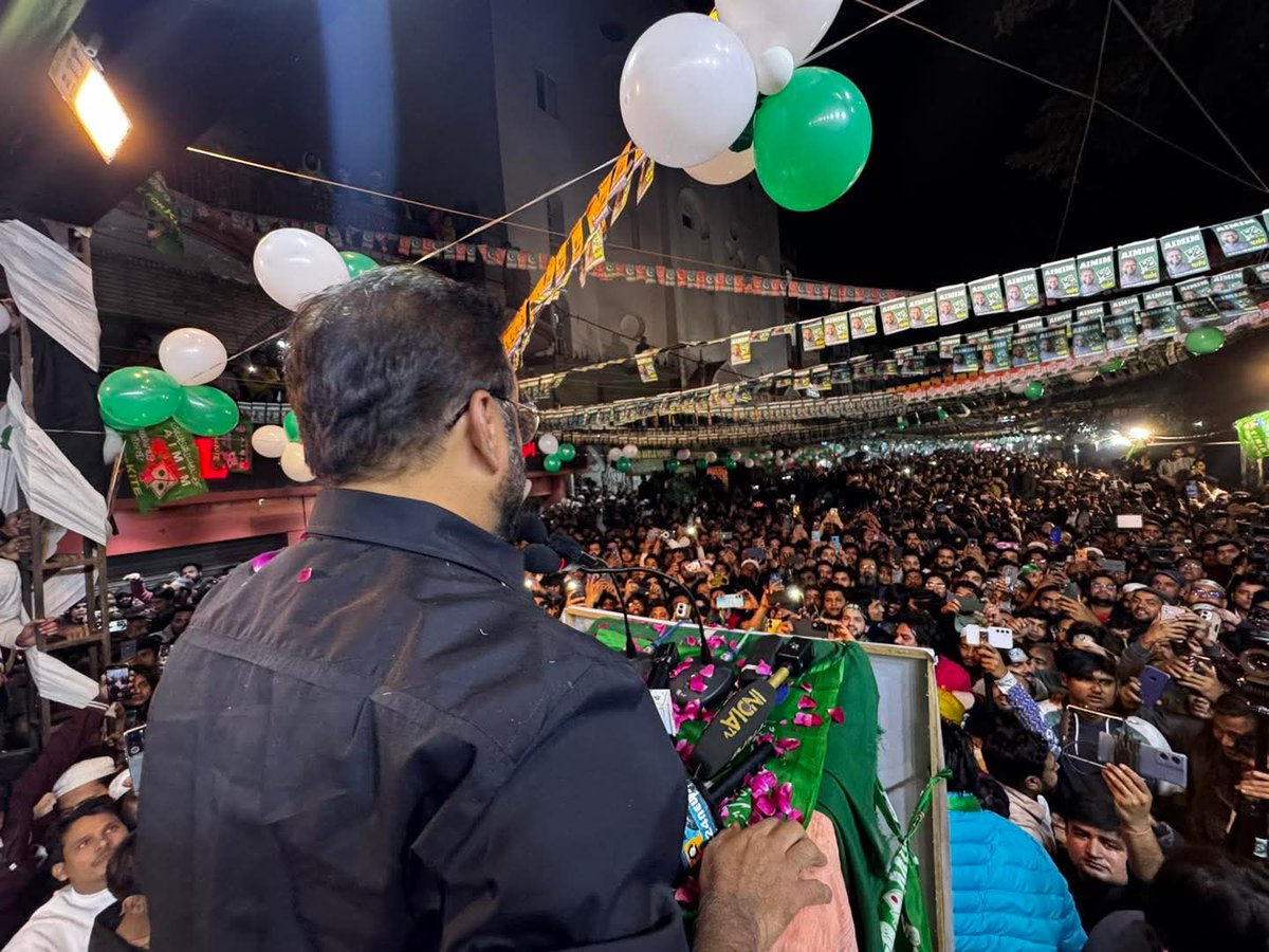 syedsulaiman92's tweet image. #AIMIM Maharashtra State President, Ex MP @imtiaz_jaleel addressed a massive conclusion public meeting in #Okhla Assembly Constituency @ #Delhi for @aimim_national Okhla Candidate @Shifa_Okhla

#DelhiElections2025 #DelhiElections #VoteforAIMIM #VoteforKite #ShifaurRehman