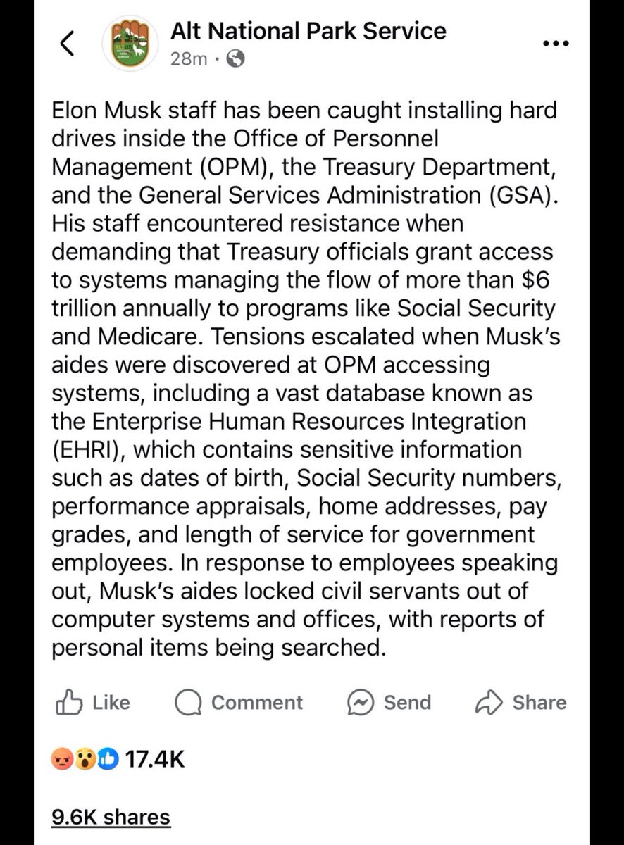 The richest man in the world is having his Tesla engineers steal every American’s social security number, birthday, home address, and bank account information.

We’re in serious trouble…