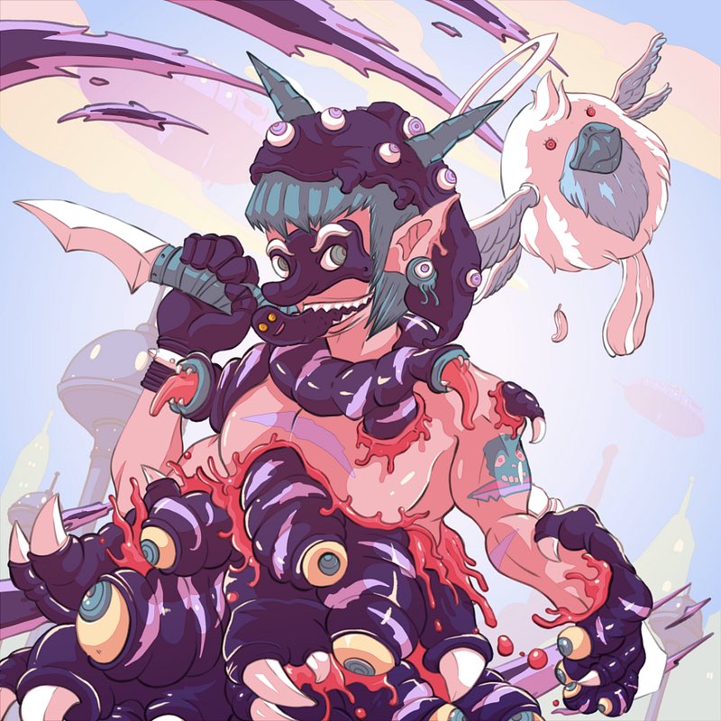 webmixgamer's tweet image. One of my pulled Demons looks really dope!
The art is amazing 🔥
Respect to the artist and all the best to the team.
One day such collections will be appreciated by the community.