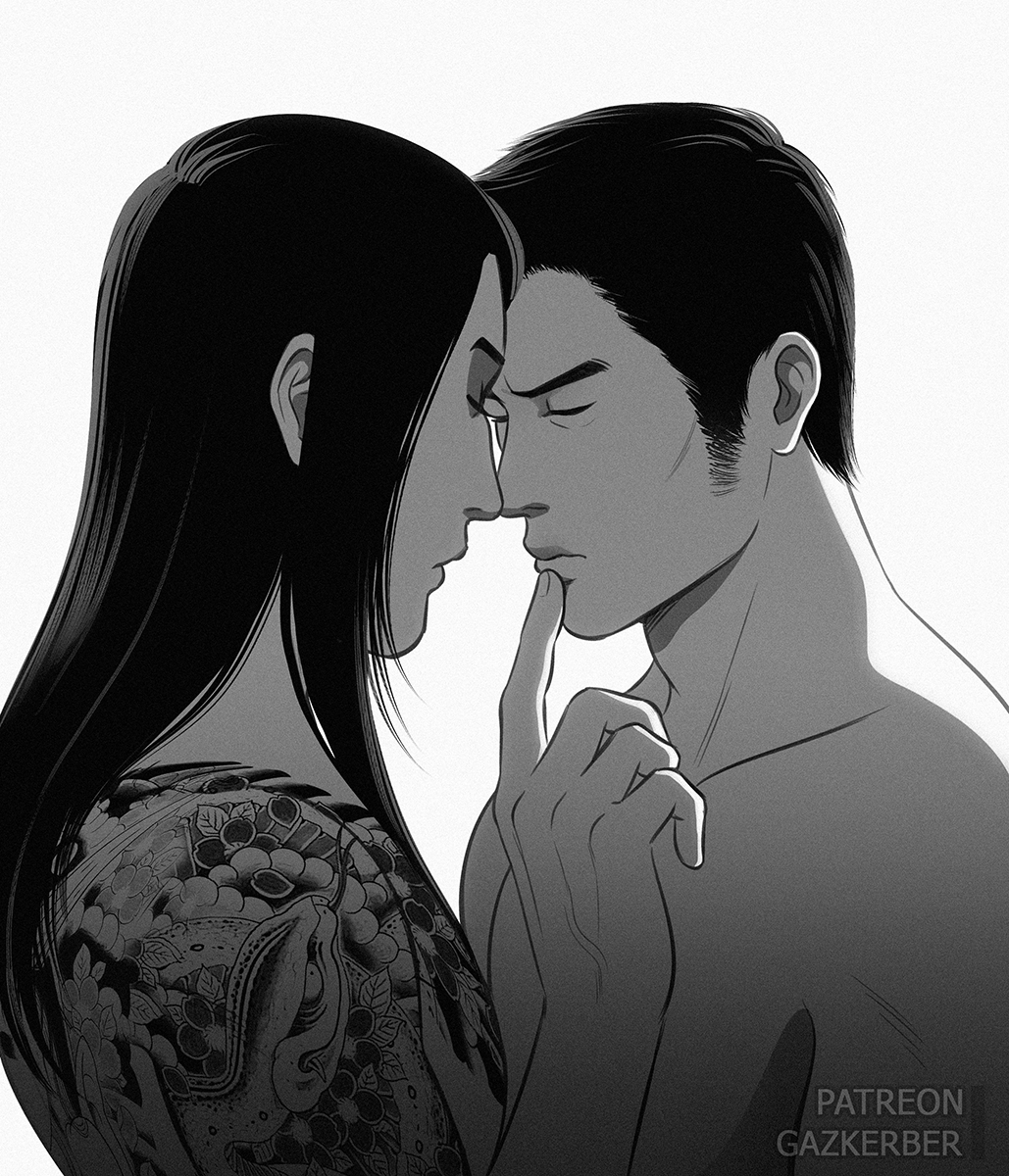 GazKamurocho's tweet photo. "You make me feel safe." 

#yakuza #龍が如く #桐真 #真桐 #kazumaji #fanart #BL #RGG #LikeADragon https://t.co/YWzh5QfHMi