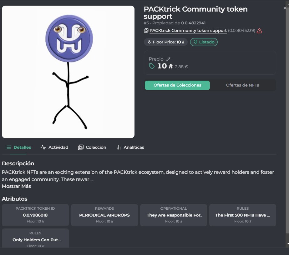 patrocinees's tweet image. ANÁLISIS #PACKtrick
🚀👉#CANARIASTOKENpackt👈🚀
Precio: $0.00000761
Marketcap 7,610$
TVL : 6,156$
POOLS 808,948,752
MKCP/TVL 1.2361Ratio de liquidez
Hay 0.8089$ de respaldo por cada 1 $ de marketcap
COMPRA 1 #NFTpackt x 10h y recibe 5h en $PACKT
market.kabila.app/es/collections…