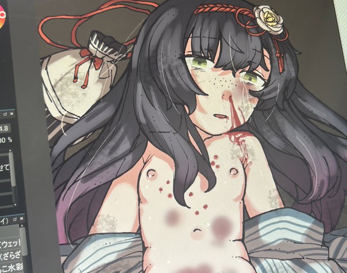 松輪ちゃん明日載せます!!!
めっちゃ可哀想に描けていて楽しい!!! 