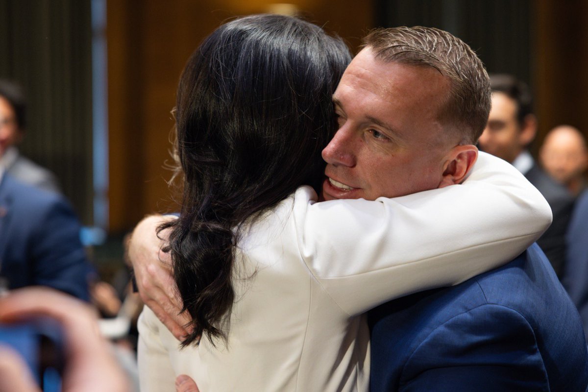 Dakota_Meyer's tweet photo. TRUTH

Last week, I had one of the greatest honors of my life—sitting behind someone whose name, to me, is synonymous with truth. Tulsi Gabbard.

It’s incredible to see her selected for a position that so badly needs real leadership. As hard as it was to sit back and watch people we are supposed to trust knowingly and contextually attempt to attack her, here’s what I personally know:

Tulsi is truth.
She is a leader.
She is a free thinker.
And most importantly, she is unwavering in her loyalty to the Constitution and the people of the United States—not to a party, a person, or a title.

Every time I’ve called her, she’s answered. And every time I’ve gotten off the phone with her, I’ve left a better person. Her wisdom and leadership are truly second to none.

I look forward to seeing her confirmed and bringing this agency back to what it desperately needs—Truth.

#Leadership #Truth #TulsiGabbard #Service #Constitution