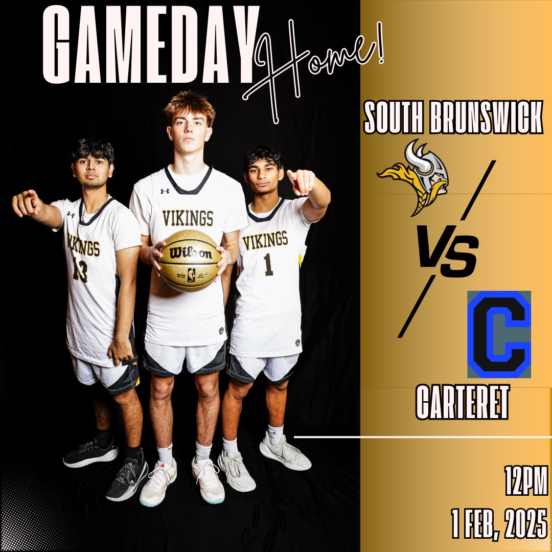 Game Day‼️ 

🗓 02/01/25
🆚️ Carteret
🕛 12:00 pm 
📍 South Brunswick High School 

#govikings #sbvikingsbball