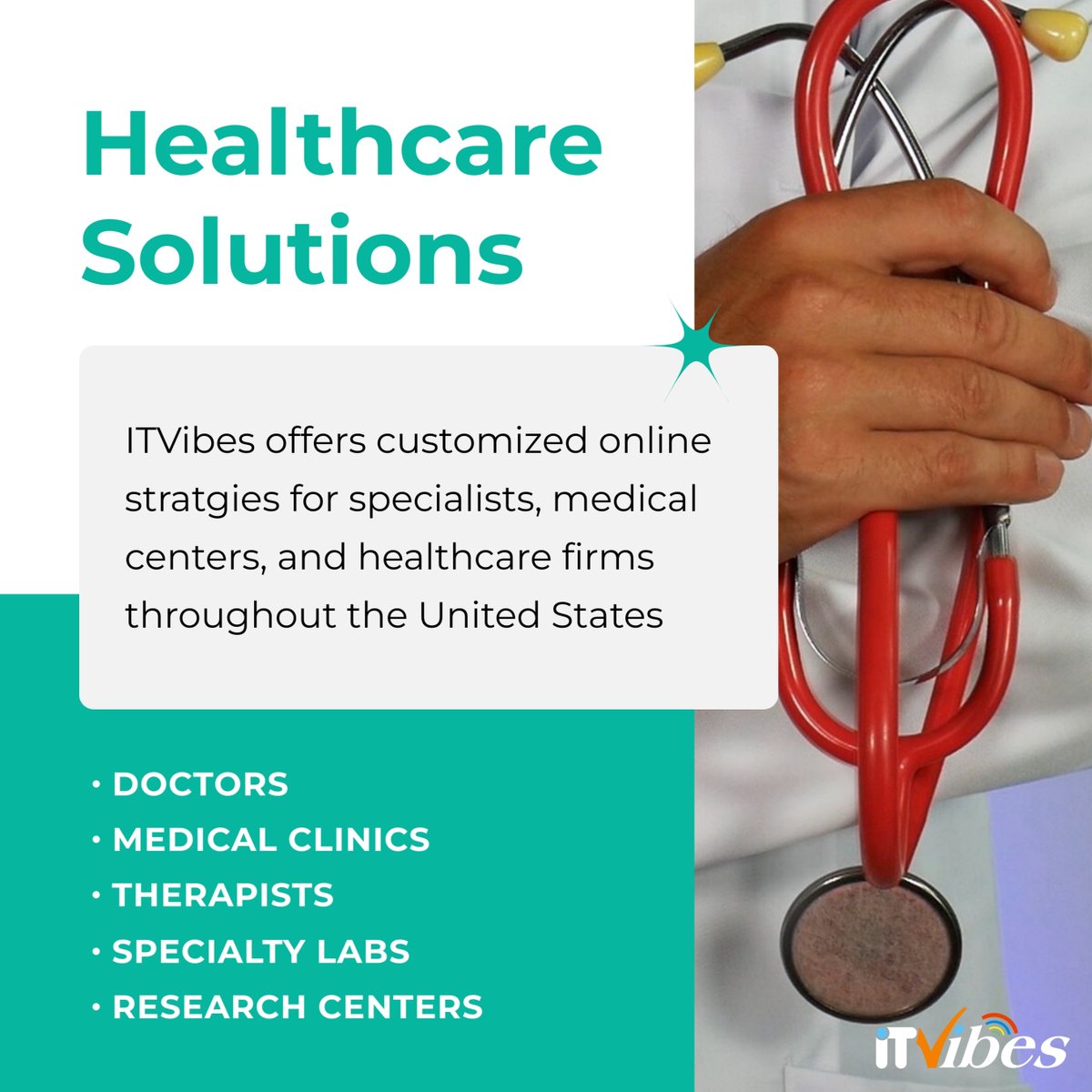 itvibes's tweet image. Trust in our digital expertise to heal your online woes. Your healthcare business deserves the best, and we deliver it! 🏥💊

#ITVibes #Healthcare #DigitalHealth #HealthcareMarketing #MedicalMarketing #DoctorMarketing #DrMarketing #Doctor #Houston