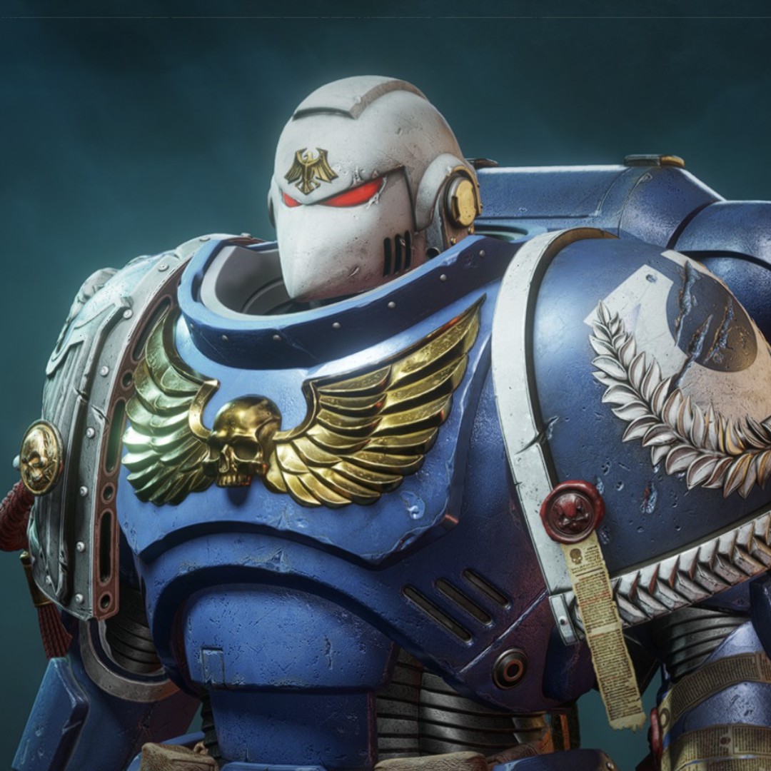 Focus_entmt's tweet photo. As mentioned in the latest #SpaceMarine2 community update: The MK VI Corvus comes with AND without the emblem, so you can remove it if you want to "finish the work Titus started" 😁 https://t.co/rJyHZeqzhh