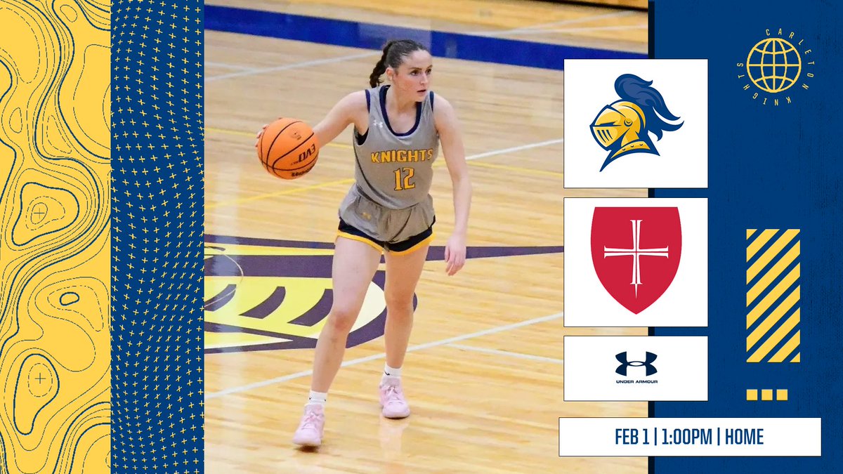 The month of February begins with a conference game at home this afternoon!

🆚 | Carleton vs. St. Ben's
📍 | West Gym
⏰ | 1:00 PM

Live coverage: ow.ly/pghB50URKXB