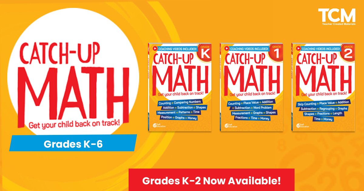 Is your child struggling in math? Our NEW Catch-Up Math books for grades K-2 provide step-by-step instruction, engaging practice, and expert coaching videos to support young learners. Get back on track today! 💡

📚  Learn more: hubs.ly/Q034D9y80