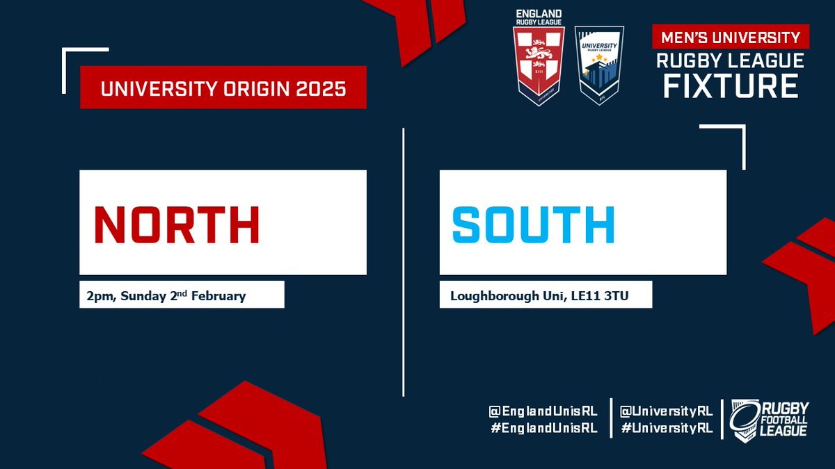 England Universities Rugby League 🏴󠁧󠁢󠁥󠁮󠁧󠁿🏉 tweet media