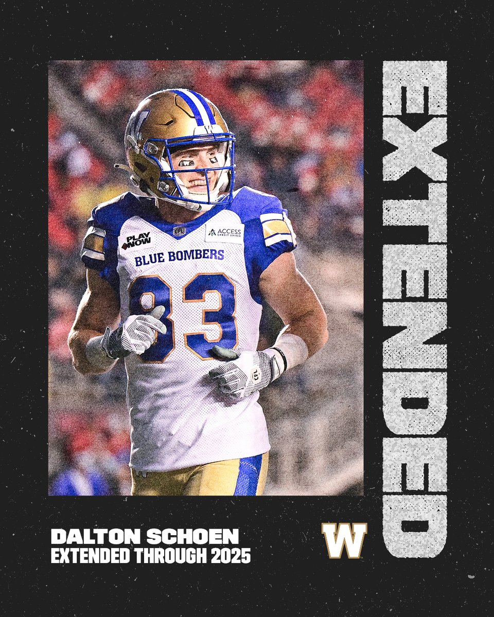 WINNIPEG IS ALL IN ON DALTON. 🤩

💻: cfl.ca/2025/02/01/bom…

#CFL | <a href="/dschoen5/">Dalton Schoen</a>