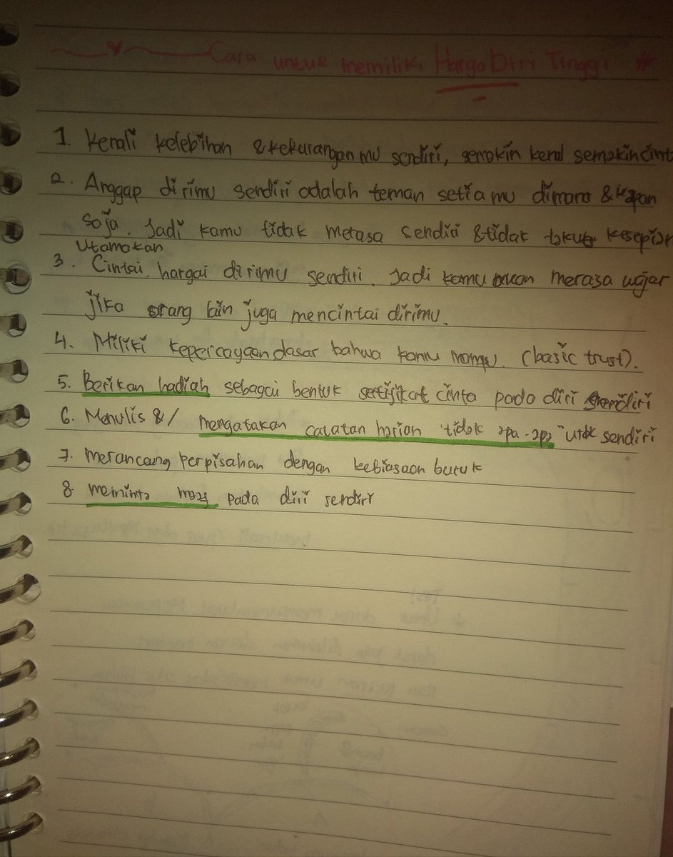 Dear aku! 
Tolong, inget ini terus ya...
Sebelum kamu suka/cinta sama orang lain, utamain SELF LOVE.