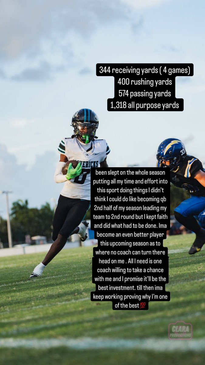 Kendall Brown (@kbrownjr0) on Twitter photo stats here: 7 receiving touchdowns
5 passing touchdowns
4 rushing touchdowns #BeatTheOdds
grind don’t stop never will stay tuned
<a href="/CoachPJCooney/">Patrick J Cooney</a> <a href="/CoachTee34/">Kasey Teegardin</a> <a href="/adamgorney/">Adam Gorney</a> <a href="/RivalsCamp/">Rivals Camp Series</a> <a href="/Rivals/">Rivals</a> <a href="/CoachBanks2008/">Gary Banks</a> <a href="/HarrisNOFLYZONE/">Brandon Harris Sr.</a> <a href="/andino26_/">Alejandro Andino</a> <a href="/KingJock24/">Jaccare Jock Givens</a> <a href="/RivalsFriedman/">Adam Friedman</a> stats here: 7 receiving touchdowns
5 passing touchdowns
4 rushing touchdowns #BeatTheOdds
grind don’t stop never will stay tuned
<a href="/CoachPJCooney/">Patrick J Cooney</a> <a href="/CoachTee34/">Kasey Teegardin</a> <a href="/adamgorney/">Adam Gorney</a> <a href="/RivalsCamp/">Rivals Camp Series</a> <a href="/Rivals/">Rivals</a> <a href="/CoachBanks2008/">Gary Banks</a> <a href="/HarrisNOFLYZONE/">Brandon Harris Sr.</a> <a href="/andino26_/">Alejandro Andino</a> <a href="/KingJock24/">Jaccare Jock Givens</a> <a href="/RivalsFriedman/">Adam Friedman</a>