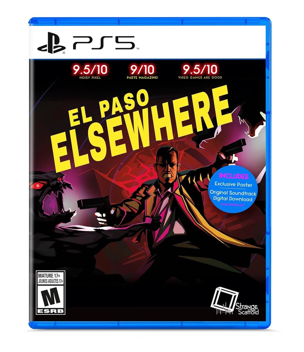 Wario64's tweet image. El Paso, Elsewhere (PS5) is $21.29 on Amazon amzn.to/4fwRdAi

$13.99 Steam buff.ly/3WGU0zk
GOG buff.ly/3DNRgJU #ad