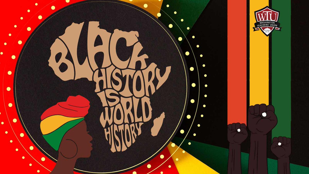 🚀 This #BlackHistoryMonth, WTU honors African Americans and Labor, including the 100th anniversary of the Brotherhood of Sleeping Car Porters &amp; Maids—the first Black union in the AFL. ✊🏾

📢 Plus, we’re proud to announce our new 5-year contract with DCPS, strengthening equity &amp;