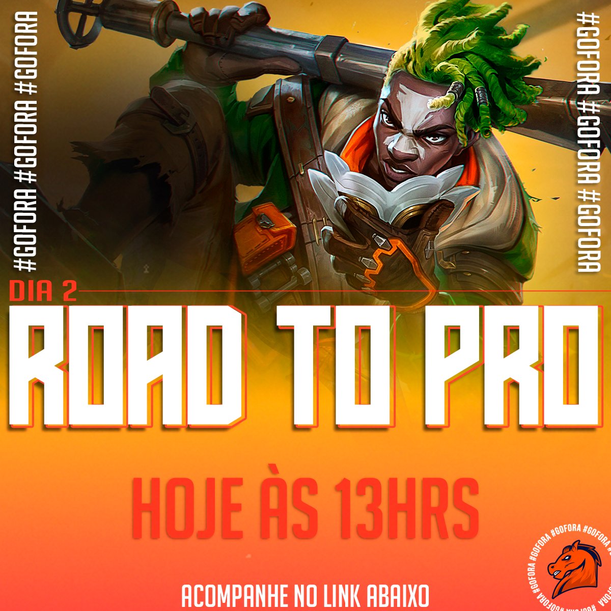 ForasteirosGG's tweet photo. ✨️ GAME DAY - ROAD TO PRO DAY 2

Boa tarde forasteiros, prontos para mais um etapa do camp? Hoje nossos players estão na busca incessante para se classificar para o próximo dia! Bora torcer ? 

#GOFORA https://t.co/y5apQcbepw