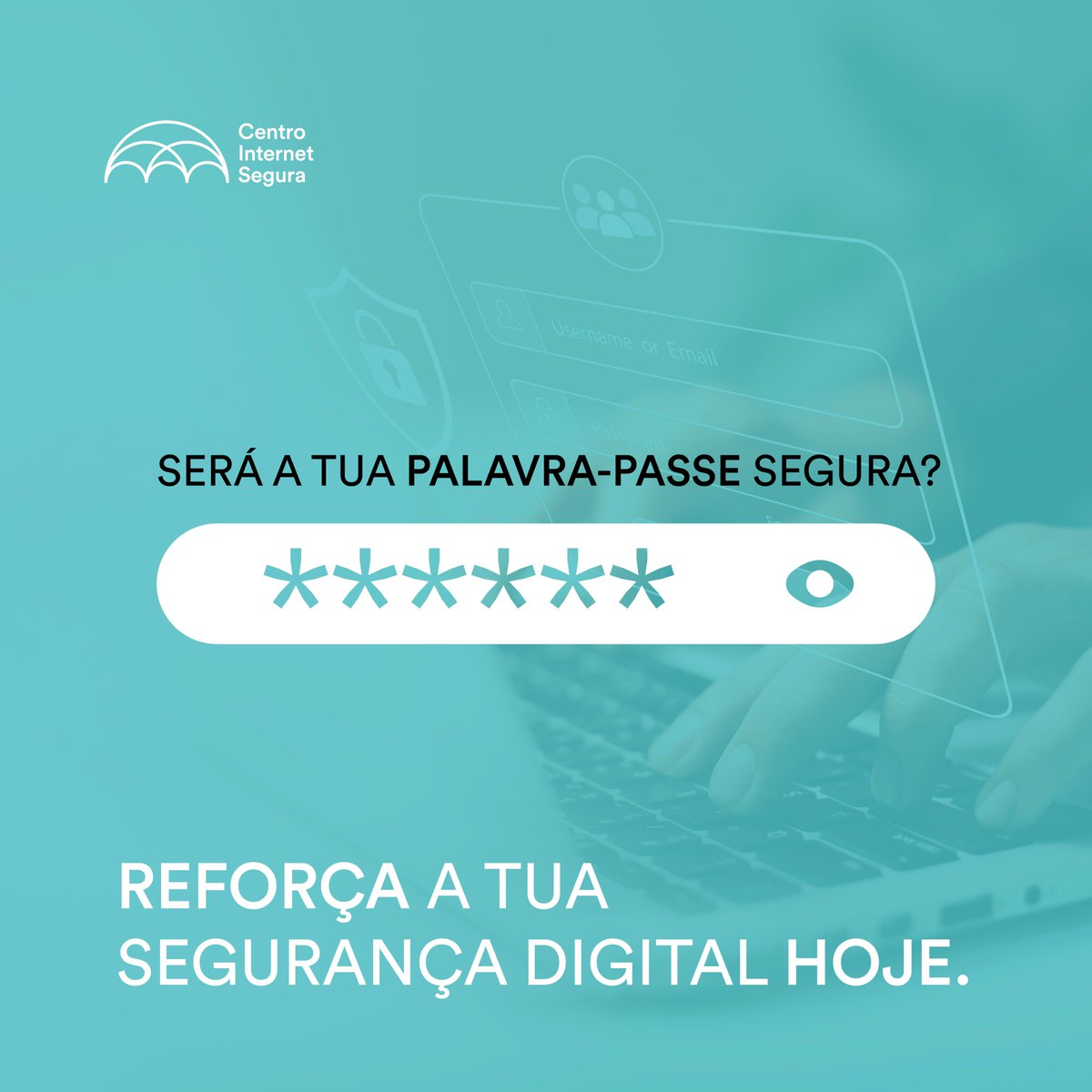 🎉 Dia Mundial de Mudar a Palavra-Passe! 🔑

🚀 Protege os teus dados! 

Boas práticas:
✔️ Não partilhes palavras-passe;
✔️ Usa uma diferente por serviço;
✔️ Ativa a autenticação multifator;
✔️ Evita guardá-las no browser;
✔️ Troca a palavra-passe padrão dos dispositivos novos.