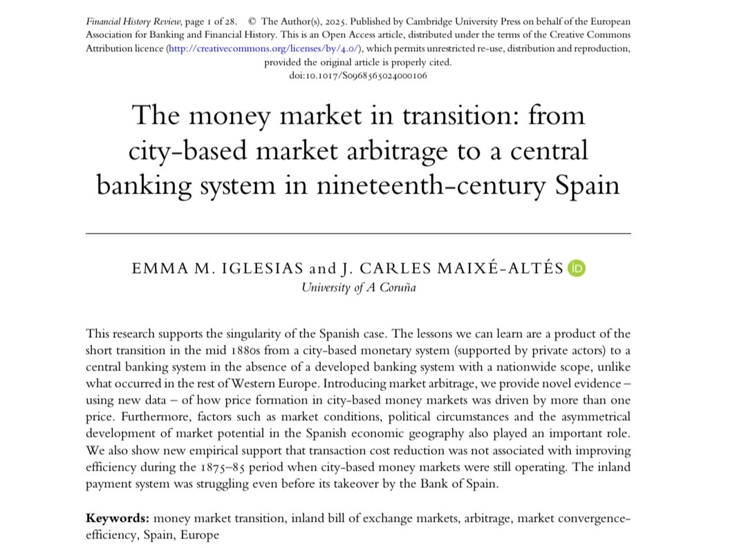 Financial History Review tweet media