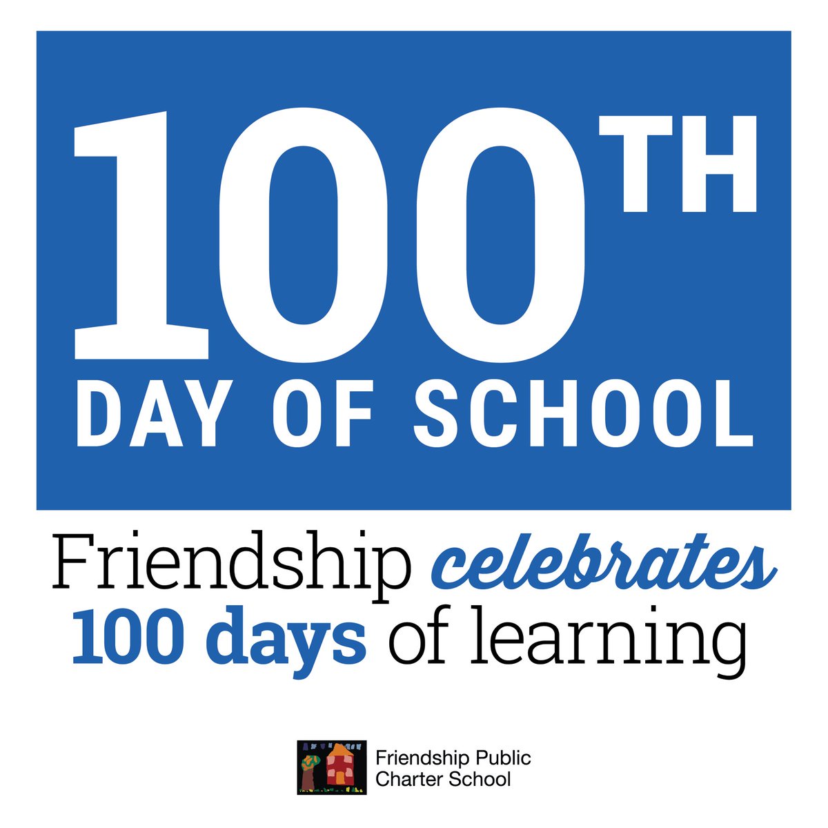 FriendshipPCS's tweet image. 🎉 100 Days of Learning! 🎉
Friendship is excited to celebrate 100 days of learning!📚✨ Monday, Feb 3rd, we mark 100 days of school — a milestone of growth, achievement, &amp;amp; hard work. We’ve come so far &amp;amp; can’t wait for what’s ahead!  
#100DaysOfLearning #FriendshipProud