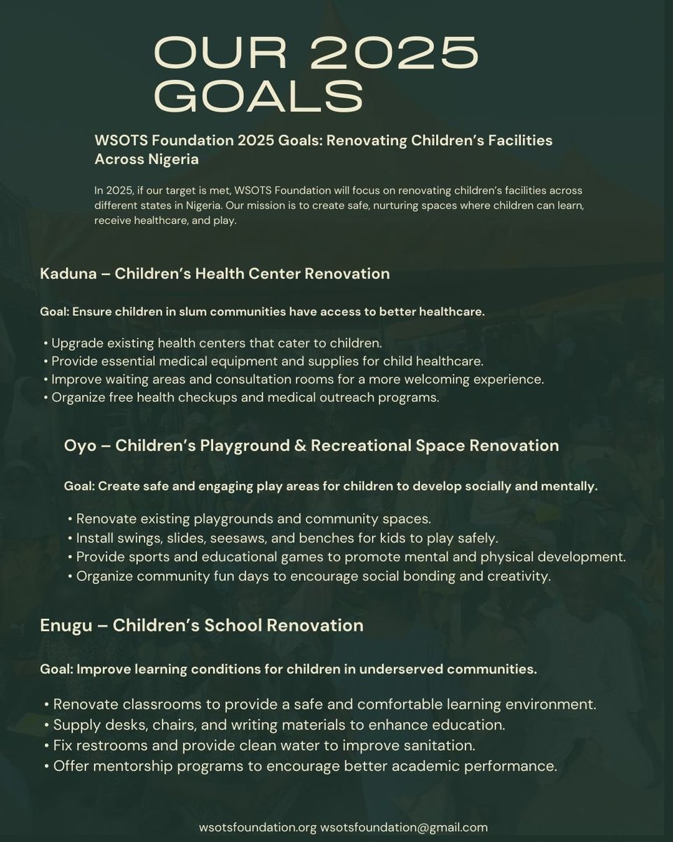 wsotsfoundation's tweet photo. #wsotsfoundation 2025 journey starts next month in Enugu! Please support, RT, and let’s get to work together! 🙏🏾🎗️ https://t.co/GgamXKYhDA