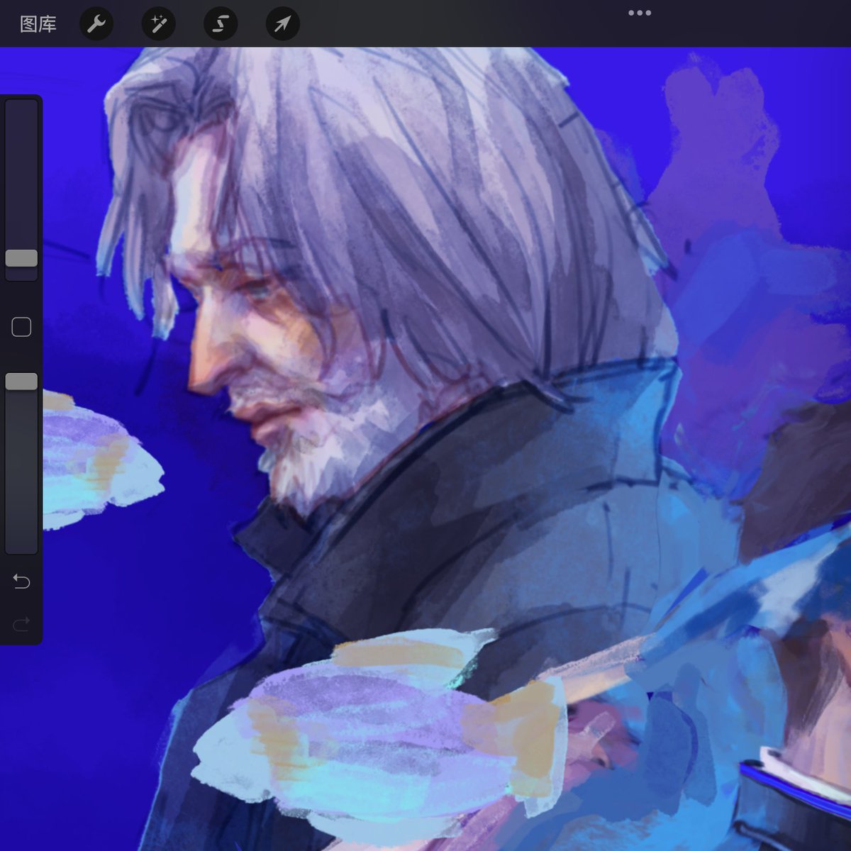 KitaUmiRokesyid's tweet image. 修改太多次画不下去了……总之截点局部发出来吧🫠#hankcon #dbh #hannor #DetroitBecomeHuman