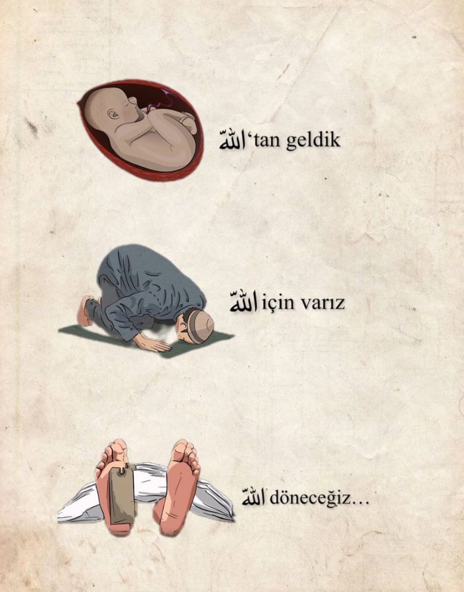 ‘Allahtan geldik, Allah için varız, Allaha döneceğiz..’