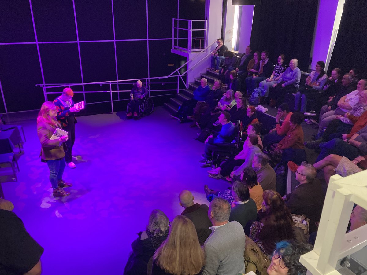 poetsandprattlers (@pandemonialists) on Twitter photo Show 4 at <a href="/WolvesLitFest/">Wolverhampton Literature Festival</a> Fringe Room. Date Night improvise their History of (nearly) Everything. 😊 Show 4 at <a href="/WolvesLitFest/">Wolverhampton Literature Festival</a> Fringe Room. Date Night improvise their History of (nearly) Everything. 😊