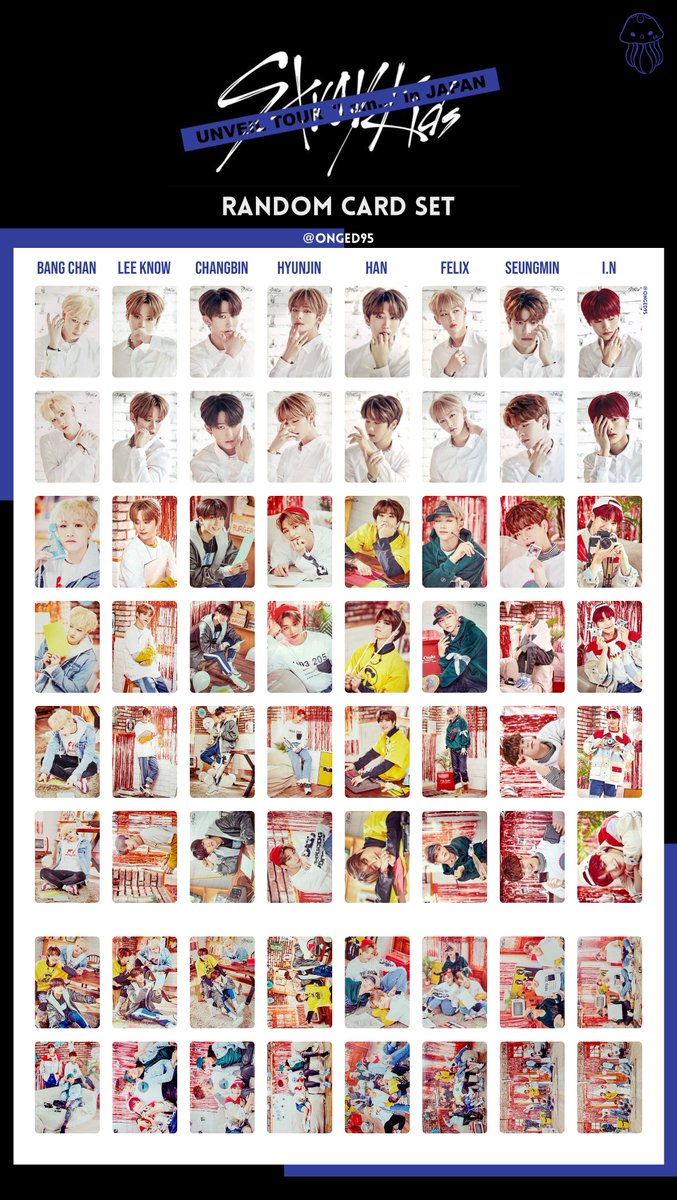 onged95's tweet photo. Stray Kids <UNVEIL TOUR 'I am…’ in JAPAN> MD photocard list

스트레이키즈 언베일 재팬 엠디 포카 리스트 https://t.co/XmlnEDEHqM
